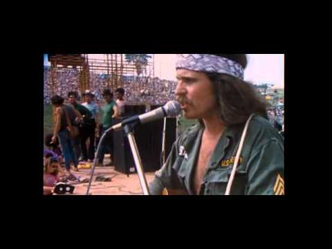Country Joe Mcdonald at Woodstock