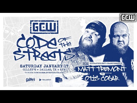GCW - Matt Tremont (c) vs Otis Cogar III | HYPE VIDEO | #GCWCODE