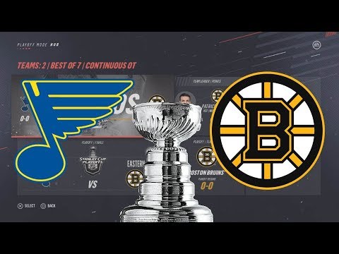 St. Louis Blues vs Boston Bruins Stanley Cup Finals Sim NHL 19