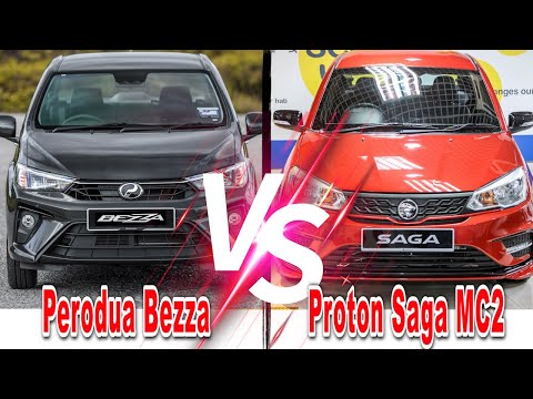 2022 Proton Saga MC2 vs 2020 Perodua Bezza