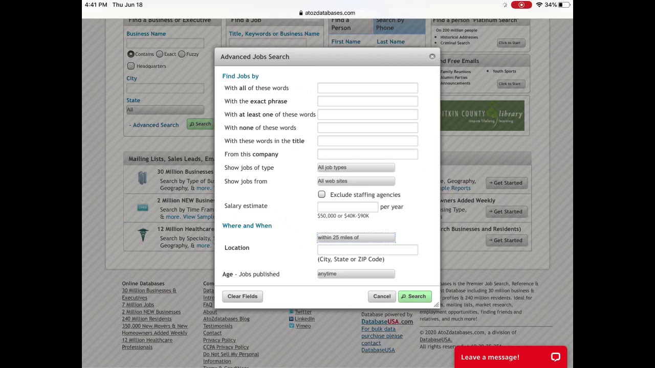 AtoZ Database Tutorial