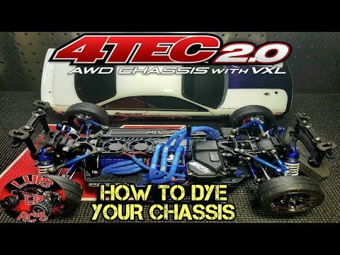 Traxxas 4Tec 2.0 How to Dye Your Chassis
