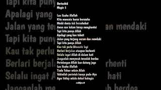 Download lagu lirik lagu bertauhid magic 5 mp3