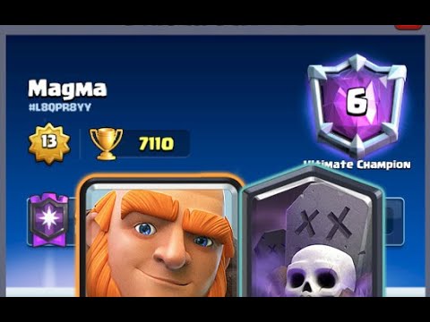EASY WINS / GIANT GRAVEYARD! Clash Royale🏆 Magma 7000 Gameplays