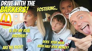 DRIVE with me and my FAMILY + Mcdonalds MUKBANG!