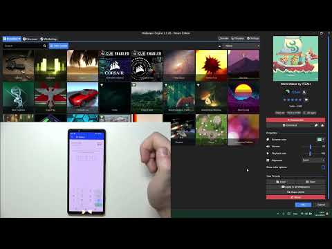 How To Use Wallpaper Engine on SONY Xperia 5 V?