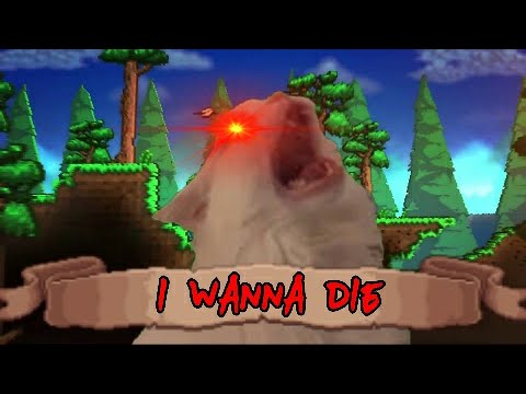 Terraria master mode is tough....