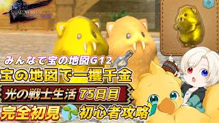 【#ff14 /初心者/参加型】　皆で宝の地図で一攫千金だ！ゴールデンビーバー！！！！映り込み歓迎　初心者🔰光の戦士  DC Gaia 鯖Ridill      ＊ネタバレ注意 #75