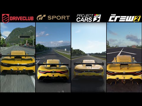 DriveClub vs GT Sport vs Project CARS 3 vs The Crew 2 - Renault R.S. 01 Sound Comparison