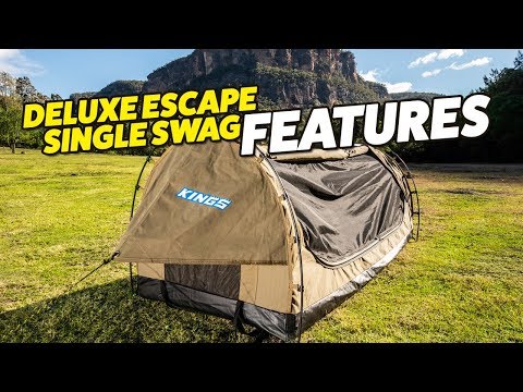 Adventure Kings Deluxe Escape Single Swag Features
