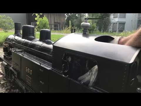 Mit Volldampf um den Entenweiher   Teil 1: Auf der Lok