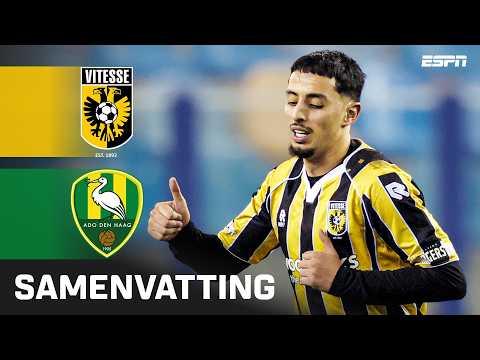 NAOUFAL BANNIS met ✌️ GOALS in de EERSTE HELFT 👏 | Samenvatting Vitesse - ADO Den Haag