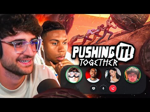 ICH SPIELE ZUM ERSTEN MAL PUSHING IT TOGETHER MIT ROSE, SIDNEY & MUSTI!😂 CHAINED TOGETHER 2.0😵‍💫