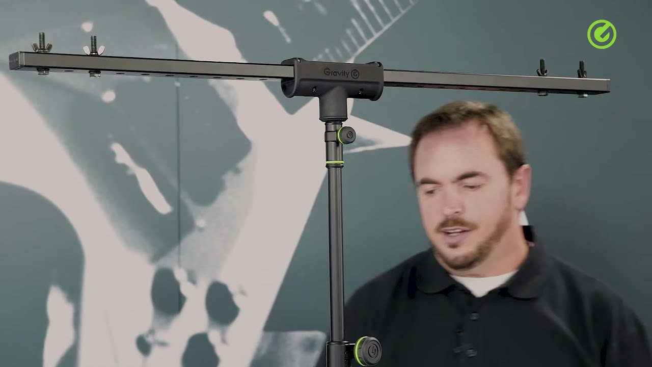 Gravity LSTBTV17 Lighting Stand w/T-Bar - Small