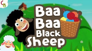 Baa Baa Black Sheep Nursery Rhyme with Lyrics for Kids | Children Songs by Cuddle Berries