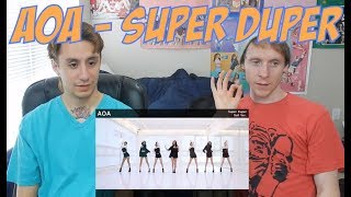 AOA - Super Duper [Dance Practice Reaction]