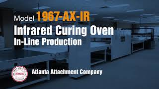 Infrared Curing Oven for Foam Mattress - Model 1967-AX-IR