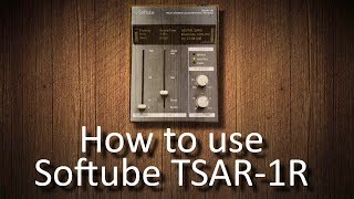 Video thumbnail for How to use Softube TSAR-1R algorithmic reverb by Andrei Martinez Agras