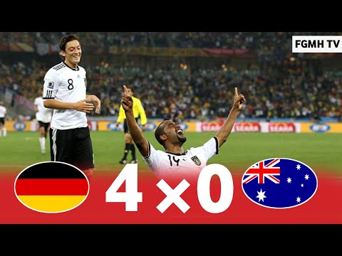 Germany vs Australia 4-0 | 2010 World Cup Extended Highlights & All Goals HD