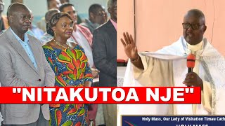 DRAMA!! Listen to what this Meru priest told DP Gachagua face to face in Church infront of his wife🔥