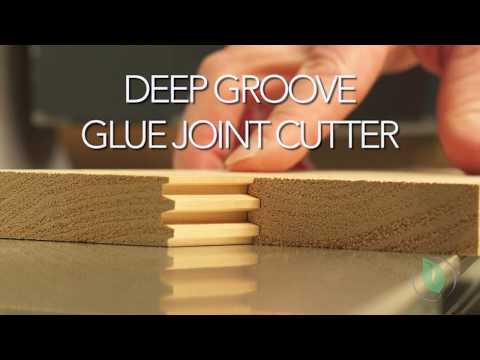 Deep Groove Glue Joint Cutter -  Setup & Demonstration