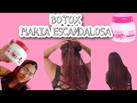 TESTANDO O BOTOX MARIA ESCANDALOSA - SERÁ QUE É BOA - USEI E APROVEI !!! #hair #cabelo #botox