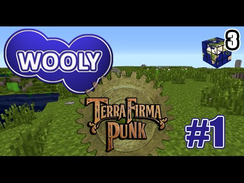 Day 1 Pt 1 - Wooly Plays TerraFirmaPunk - Ep1 - E-Cubed Season 2