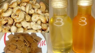 How To Make Cashew Oil At Home In 2 Different Way!