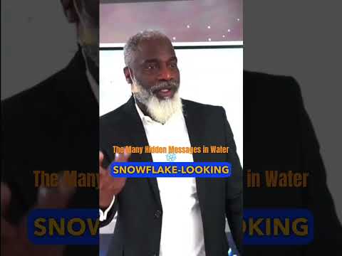 Dr. Masaru Emoto.  The Many Hidden Messages in Water.  Be kind to yourself. #motivation