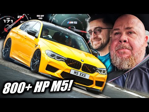 800+ HP BMW M5 & BRAKES ON FIRE!🔥 // Nürburgring