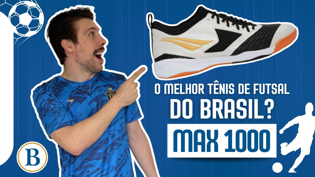 O MELHOR TÊNIS DE FUTSAL DO BRASIL? | Review Completa – Chuteira Futsal Penalty Max 1000