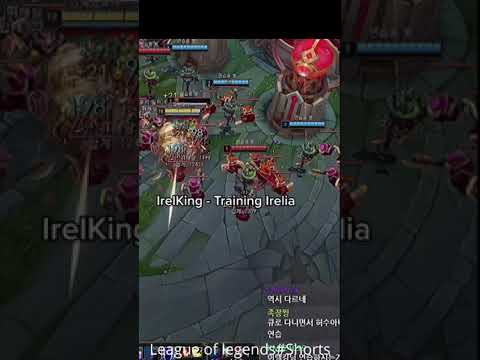 OLHA  ESSE CARA DE IRELIA   Sera que esse champ tem mecanica Irelking Treinando de irelia #shorts