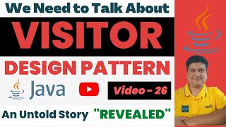 Visitor Design Pattern Tutorial with Java Coding Example for Beginners | Visitor Pattern Explained
