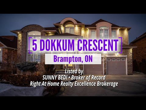 5 Dokkum Crescent (Brampton ON) • Listed by Sunny Bedi