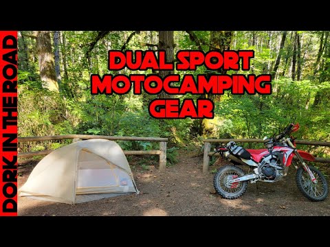 My "Lightweight" Dual Sport Motorcycle Camping Gear Setup (Tent, Sleeping Bag, Etc...)