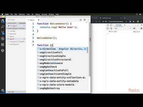 TypeScript for C and NET Developers Functions in TypeScript | packtpub com