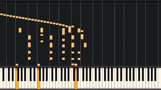 Ben Folds - Heist - Synthesia Piano tutorial