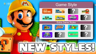 New Game Styles in Super Mario Maker?!