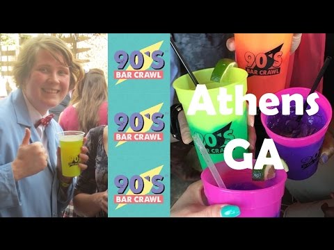 90's Bar Crawl Athens Georgia