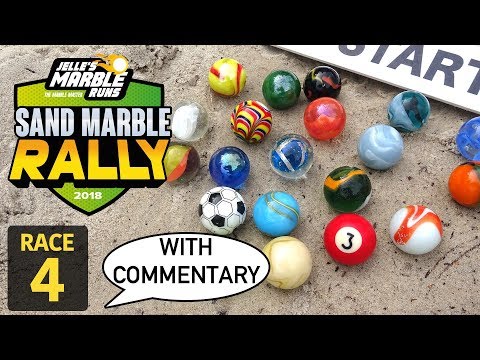 Jelle's Marble Runs: Sand Marble Rally 2018 - Race 4