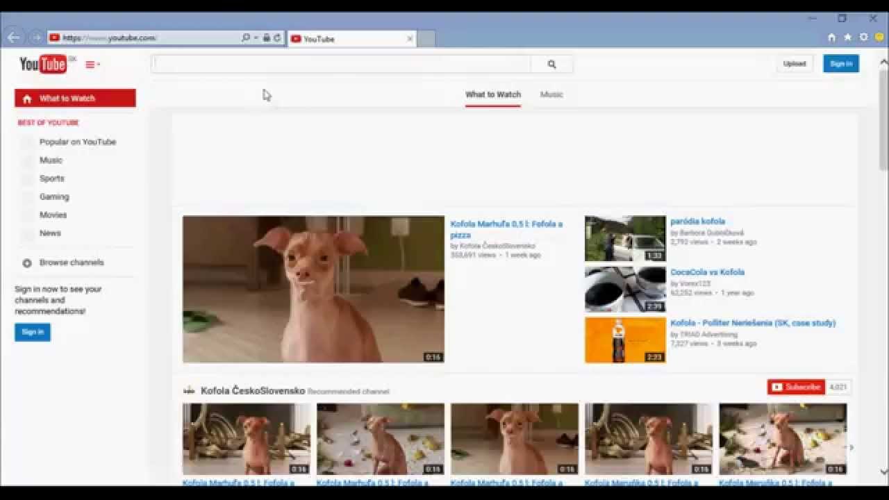 Quick Tips -  Internet Explorer 11 won't play YouTube videos