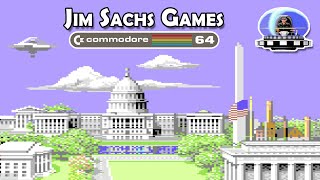 Jim Sachs Commodore 64 Games & Info - Saucer Attack & Time Crystal