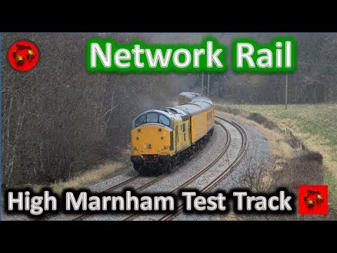 Long Network Rail Test Train