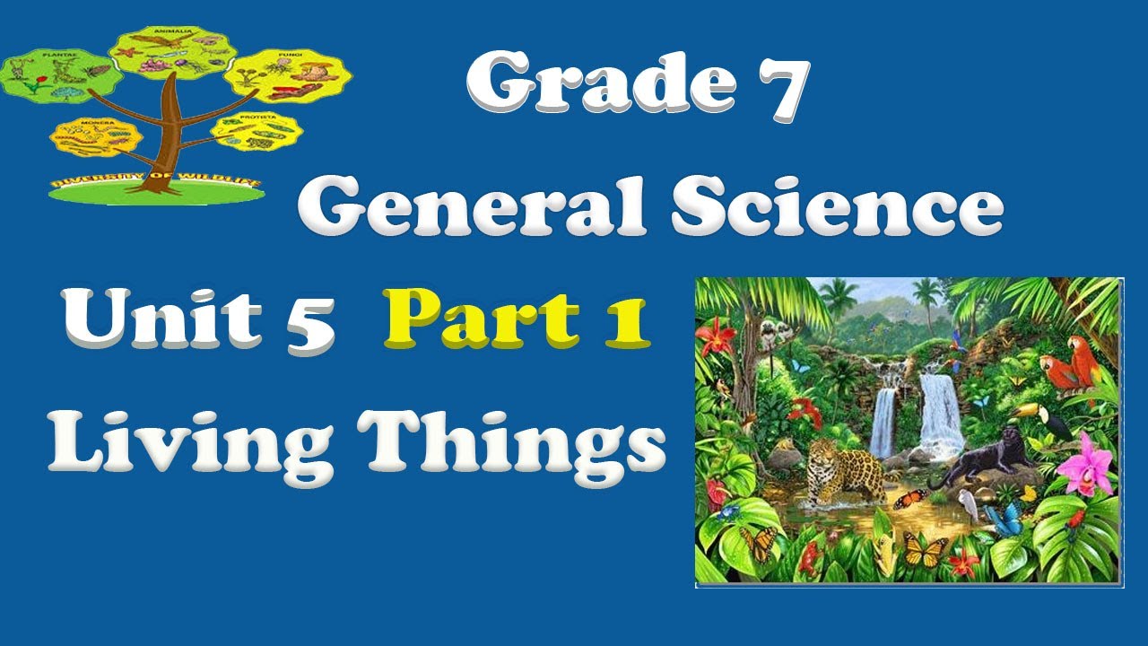 Grade 7 General Science: Unit 5: Part 1: Living Things