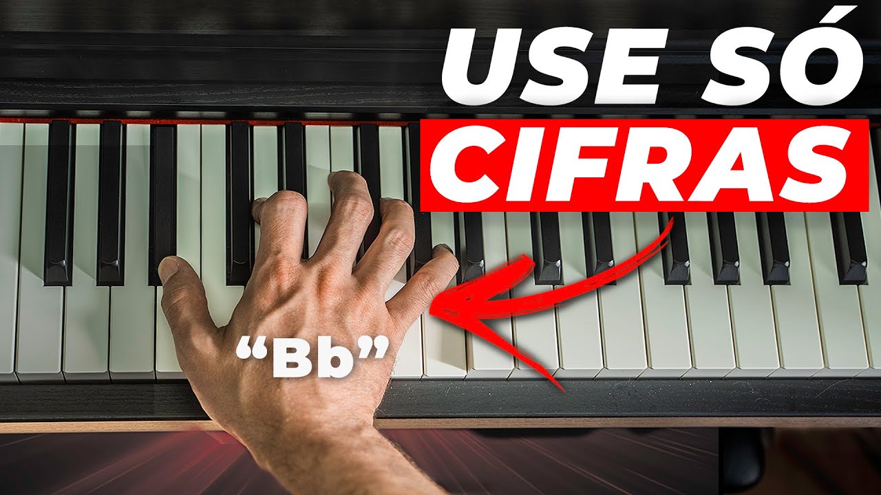 Como tocar TECLADO usando só CIFRAS (nada de partitura)