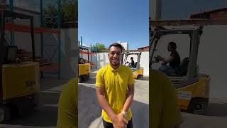 Curso de operador de empilhadeira / Empresa MetalBras / Aluno Diogo