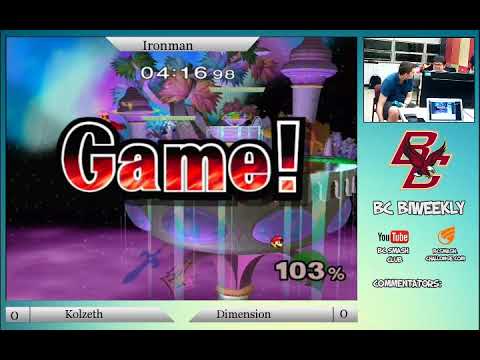 BC Biweekly 21 Ironman: Winner's Round 2 - Kolzeth (Falco/Marth/Fox) vs. Dimension (Luigi/Mewtwo)