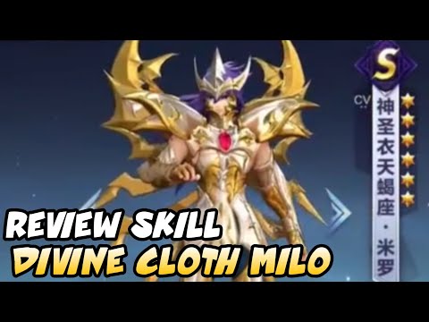 Review Divine Cloth Milo - Saint Seiya Awakening Test Server