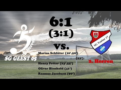 Highlights SG Geest 05 III vs. SG TenSar 17 II - 6:1 (3:1) 03.09.2017