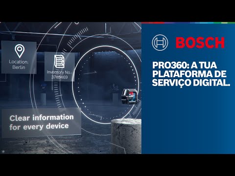 Bosch Professional PRO360: A tua plataforma de serviço digital